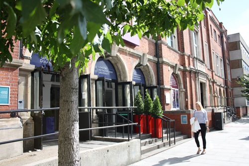 London Metropolitan University campus entrance